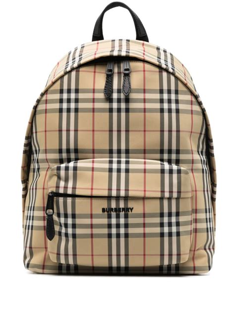 zaino burberry rettangolare|Burberry Zaino a Quadri .